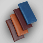 The Vertical Genuine Leather Card Holder — with 12 cards slots - Dellamano