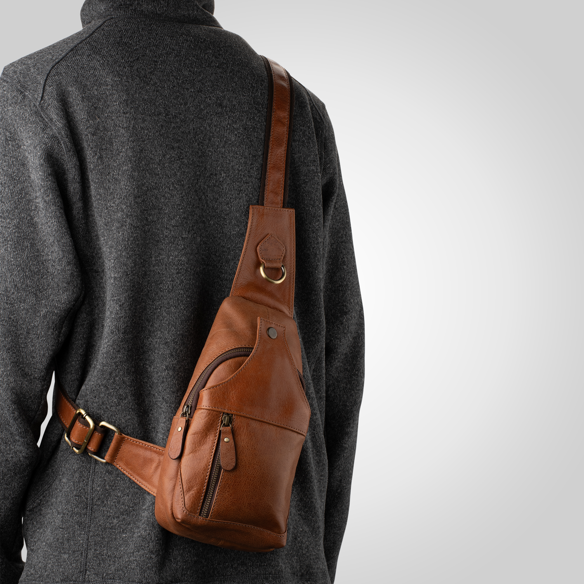 The Sling Leather Chest Bag