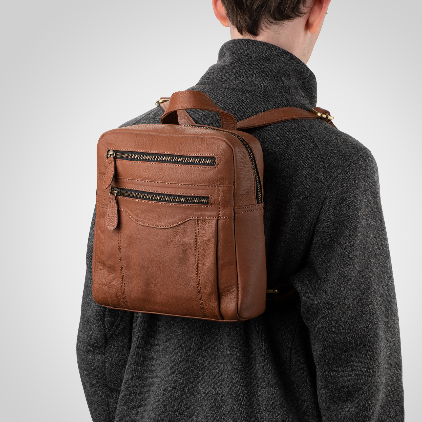 The Ranger Leather Backpack - Dellamano