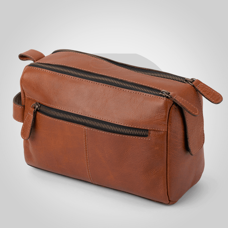 The Groomer - Leather Toiletry Bag