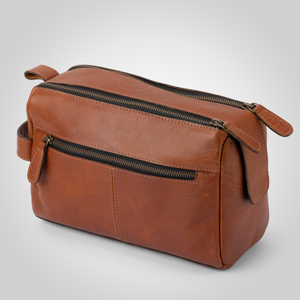 The Groomer - Leather Toiletry Bag