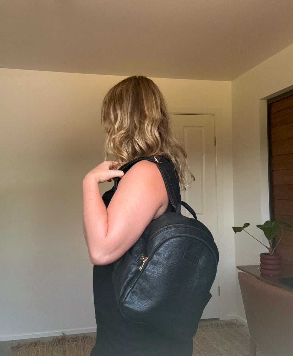 The Grace – Italian Nappa Leather Zip Backpack