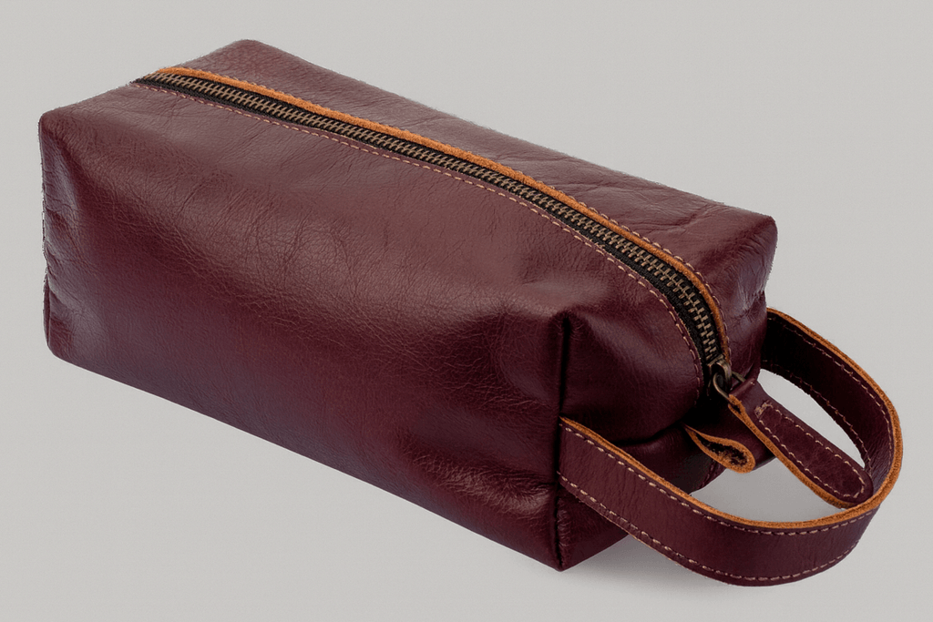 The Dopp - Leather Toiletry Bag - Dellamano