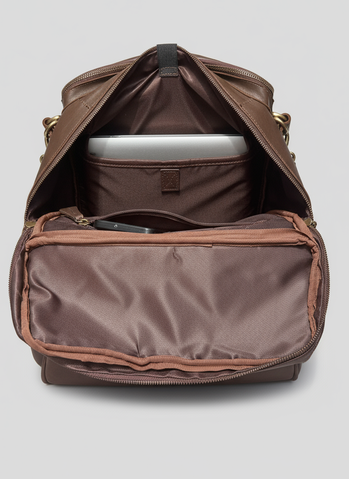 The Rider — Rugged design 100% genuine leather backpack - Dellamano