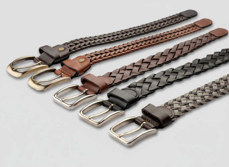 Woven Leather Belts