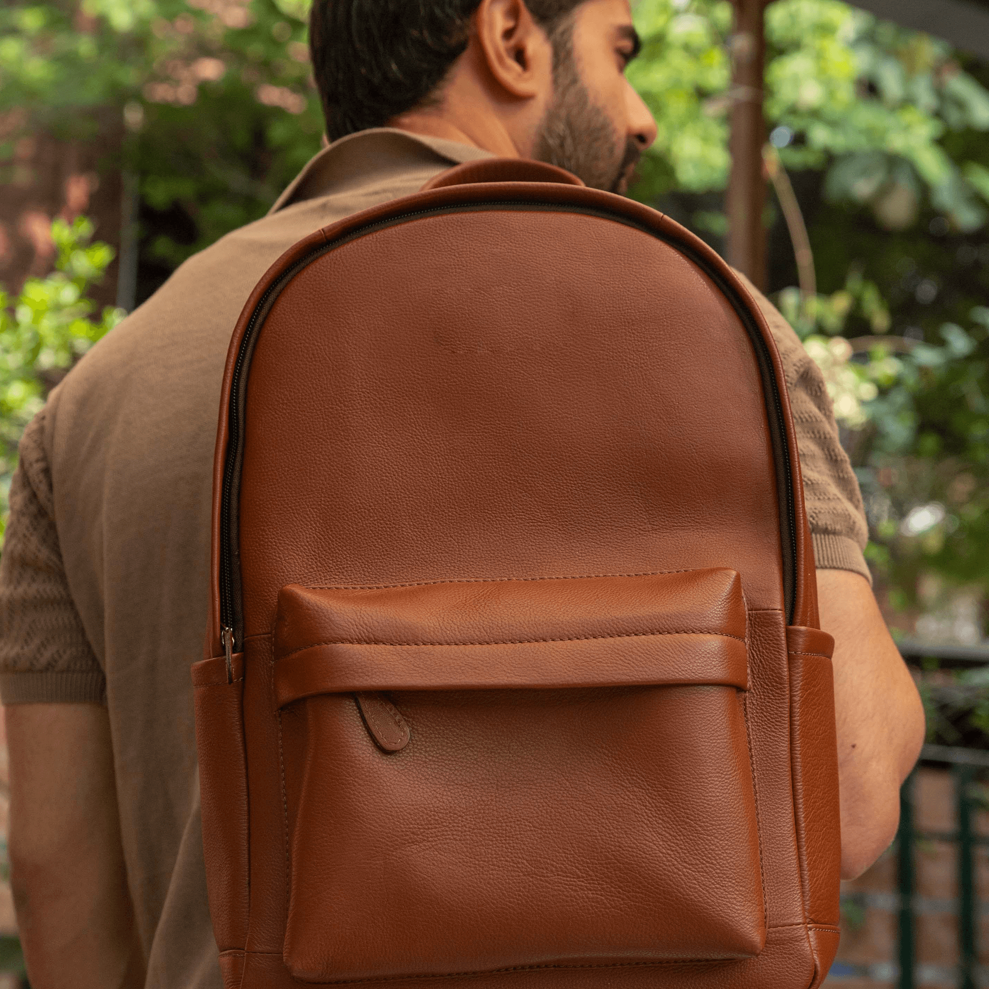 Italian Leather Backpack
