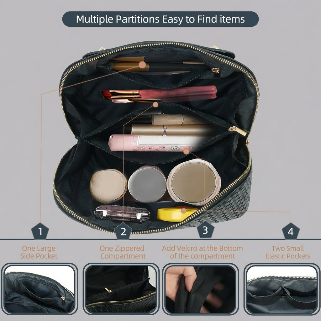 The Woven Toiletry Bag or Cosmetic Kit