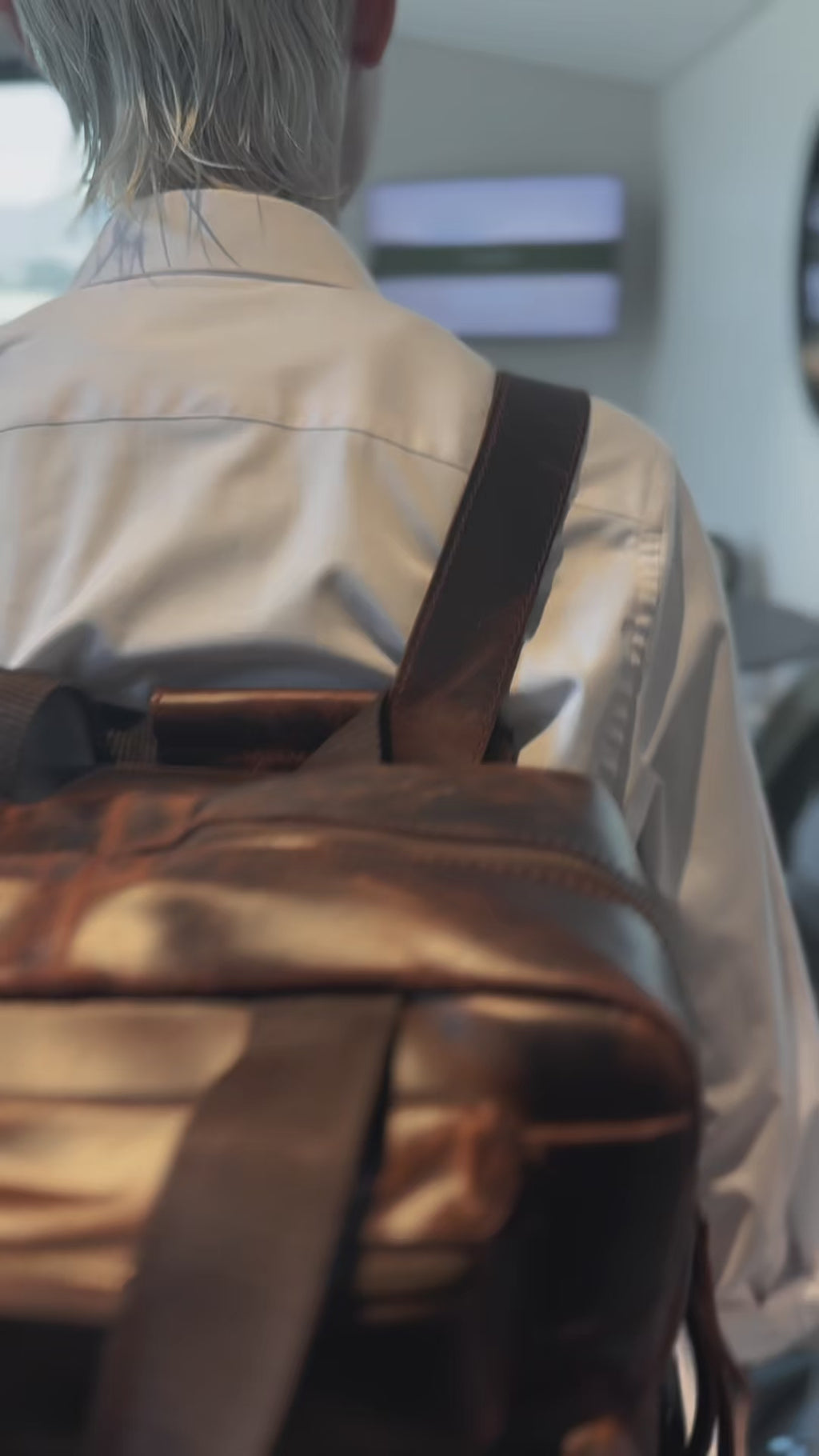 The Pathfinder — Handcrafted genuine leather Backpack with 7 pockets