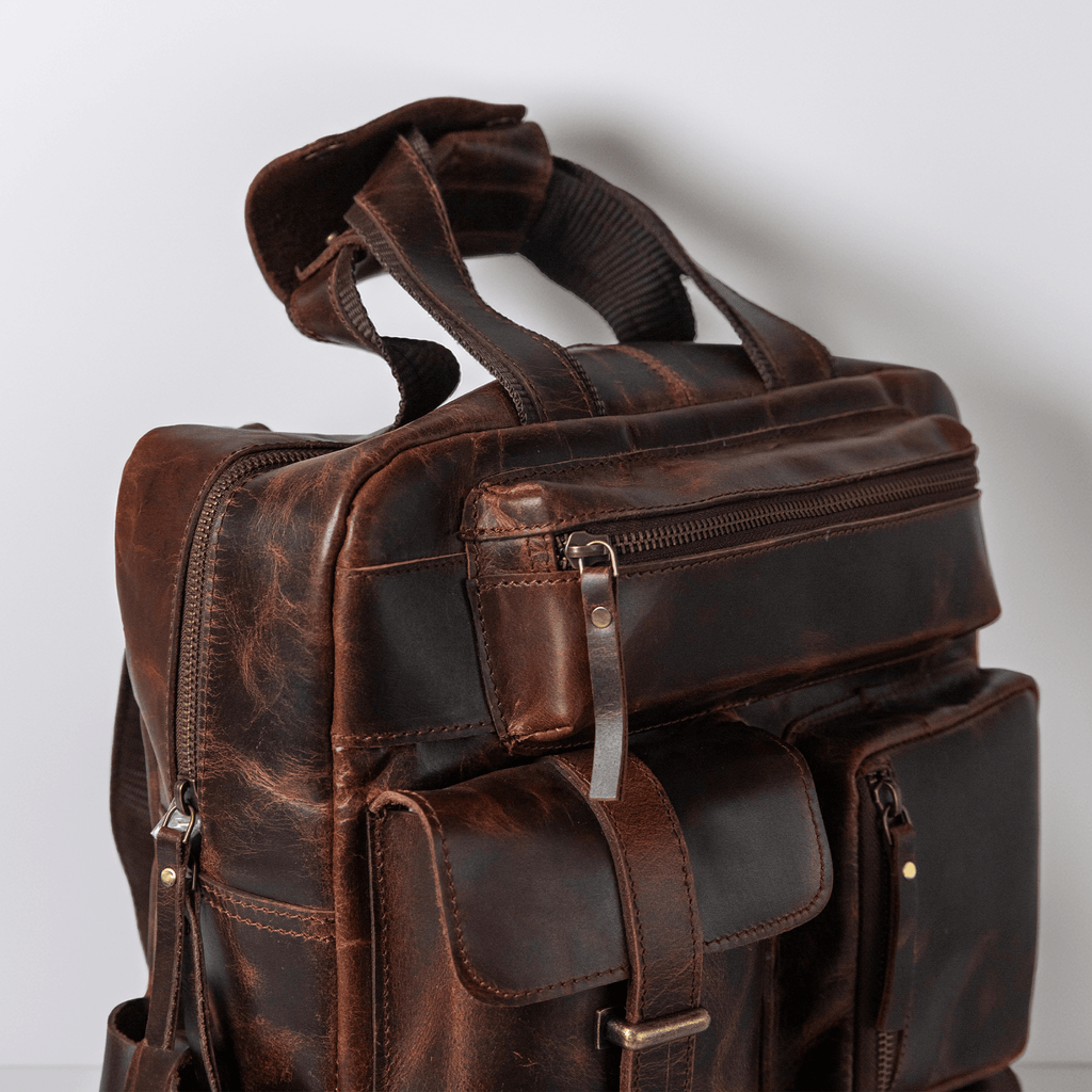 The Pathfinder — Genuine Leather backpack built to Endure - Dellamano